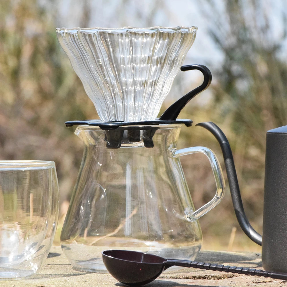 Luxury Coffee Gift Box Set Grinder Hand Pot Glass Drip Filter Household Coffee Coffee  Gift Coffeeware