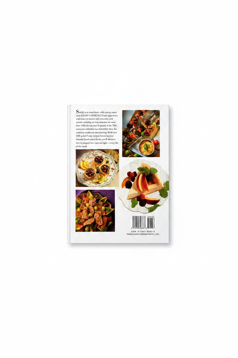 Light Cooking Cookbook – Like New Condition