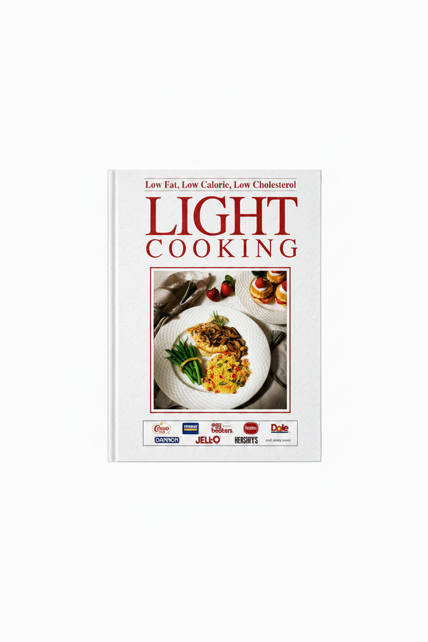Light Cooking Cookbook – Like New Condition